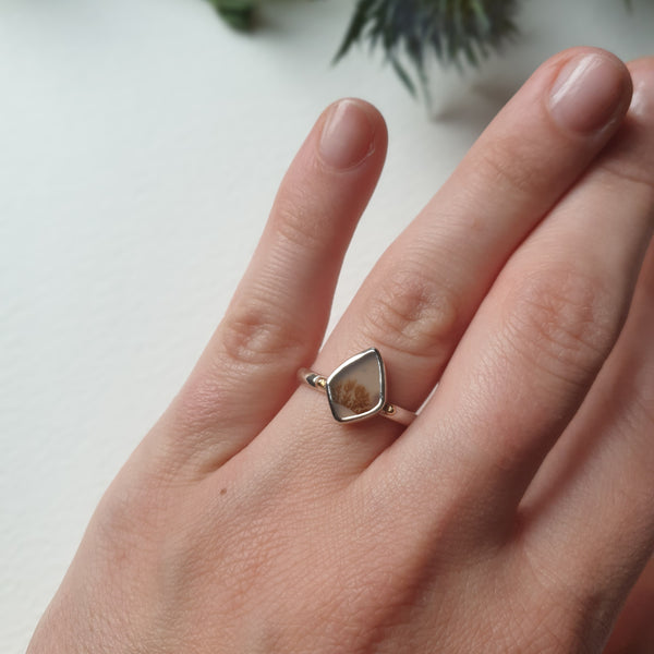 Real Agate Ring