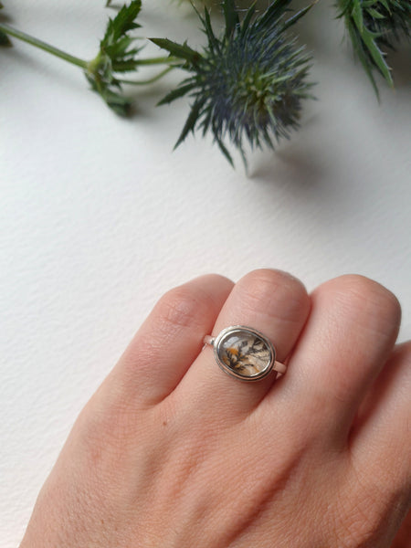 Sterling Silver Dendritic Agate ring