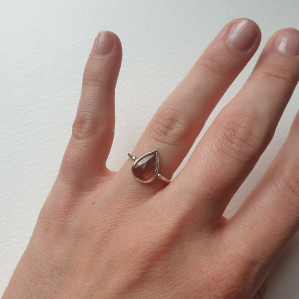 Pink Tourmaline Ring