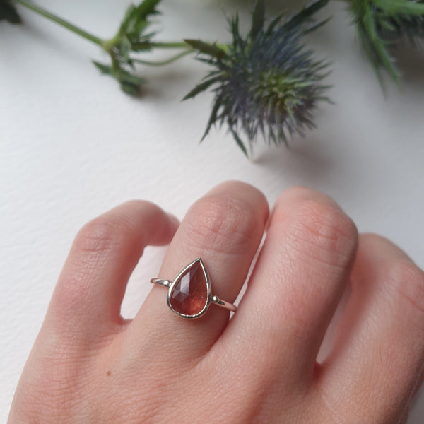 Pink Tourmaline Ring