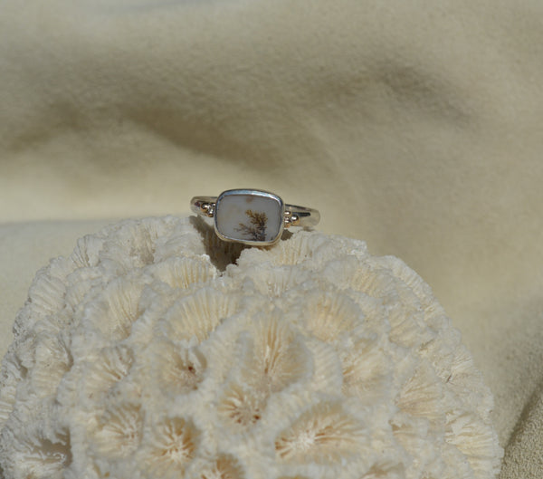 Dendritic Agate Ring