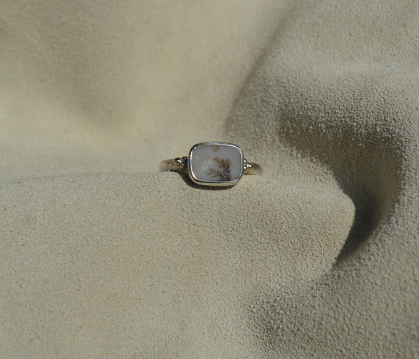 Dendritic Agate Ring