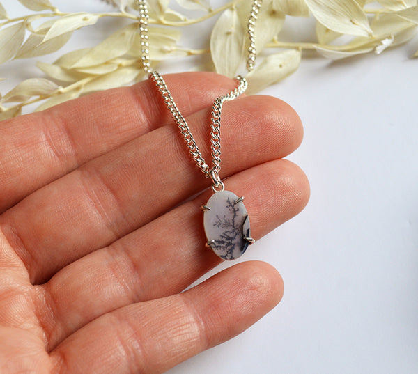 Dendritic Agate Necklace